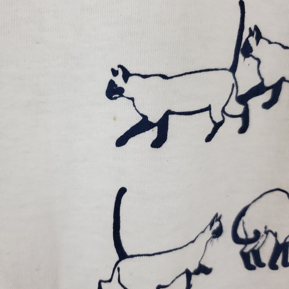 Vintage Hemingway House Key West Single Stitch Cat Graphic Short Sleeve T-shirt - Picture 6 of 12